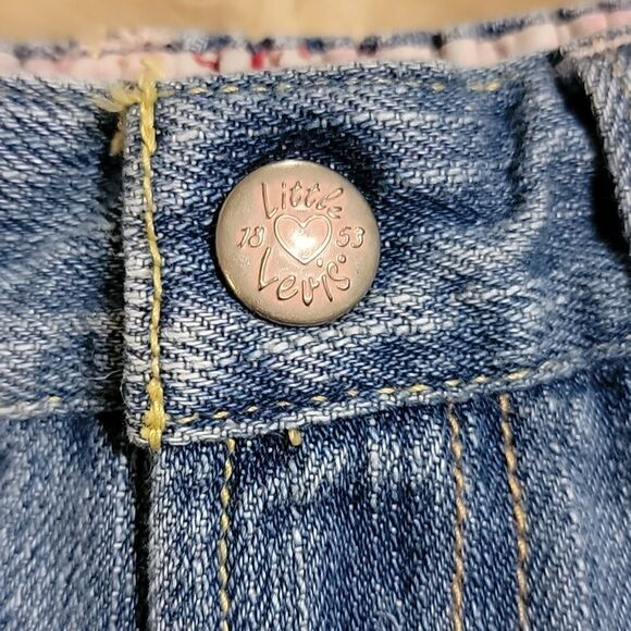 LITTLE LEVI'S 515 RELAXED FIT JEANS, SIZE 12 MONTHS - Picture 3 of 5